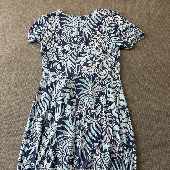 NWT Lilly Pulitzer Chace Maxi Dress Woman's Size XL Sapphire Pool Summer - Picture 11 of 11